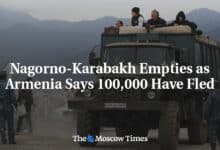 Armenia dice que Nagorno Karabaj esta vacio 100000 personas han huido
