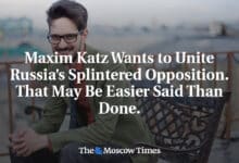 Maxim Katz espera unir a la dividida oposicion rusa Puede