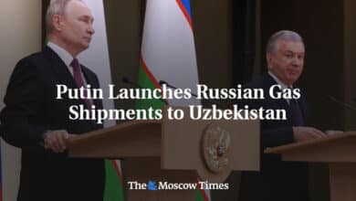 Putin envia gas ruso a Uzbekistan