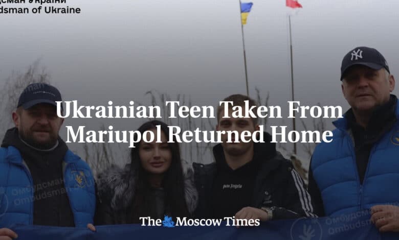 El adolescente ucraniano secuestrado en Mariupol ha regresado a casa