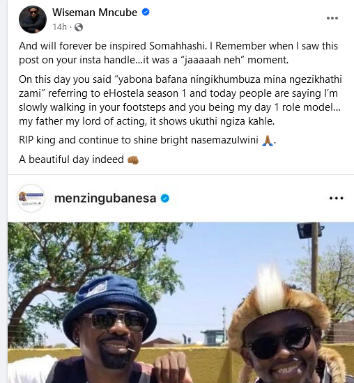 1701812341 653 Wiseman Mncube responde a la comparacion con el fallecido Menzi