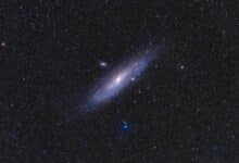 Cómo ver la brillante galaxia de Andrómeda brillar esta semana