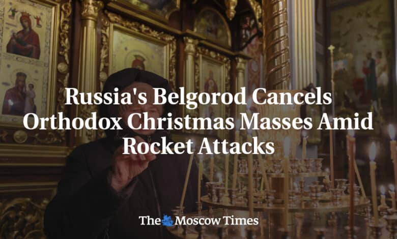 Misa ortodoxa de Navidad cancelada en Belgorod, Rusia, debido a un ataque con cohetes 1 Misa ortodoxa de Navidad cancelada en Belgorod Rusia debido a
