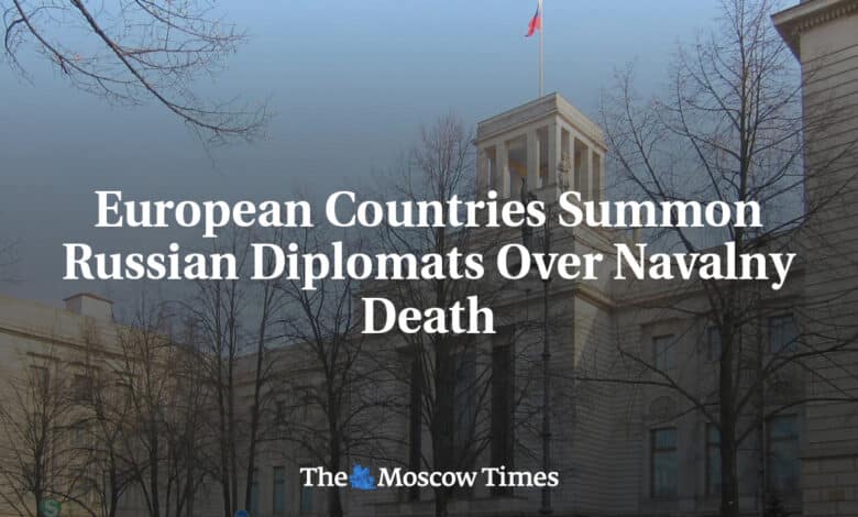 Paises europeos convocan a diplomaticos rusos por la muerte de