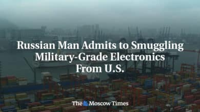 Un hombre ruso se declara culpable de contrabando de productos