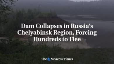 El colapso de una presa en la región rusa de Chelyabinsk obliga a cientos de personas a huir 8 El colapso de una presa en la region rusa de