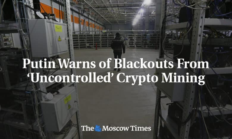 Putin advierte que la mineria de criptomonedas 39incontrolada39 podria provocar