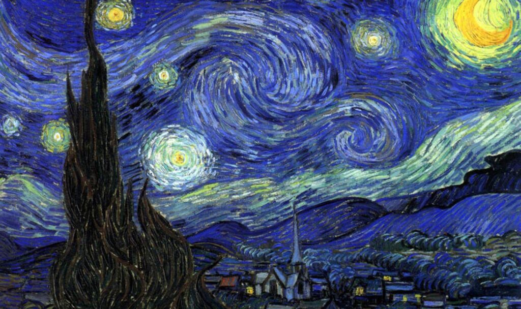 Pintura al Óleo de noche