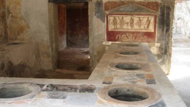 Antiguos romanos comiendo comida rápida en Thermopolia encontrada en Pompeya 15 Antiguos romanos comiendo comida rápida en Thermopolia encontrada en Pompeya