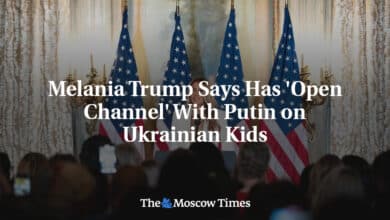 Melania Trump dice "canales abiertos" con Putin sobre los niños ucranianos 6 Melania Trump dice canales abiertos con Putin sobre los ninos