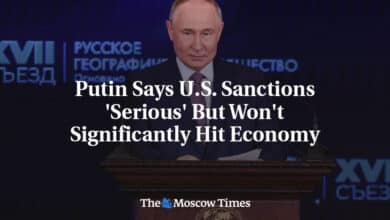 Putin dice que las sanciones de Estados Unidos son "serias" pero no afectarán duramente a la economía 7 Putin dice que las sanciones de Estados Unidos son serias
