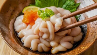 Shirako, un manjar japonés elaborado con vesículas de esperma de pescado