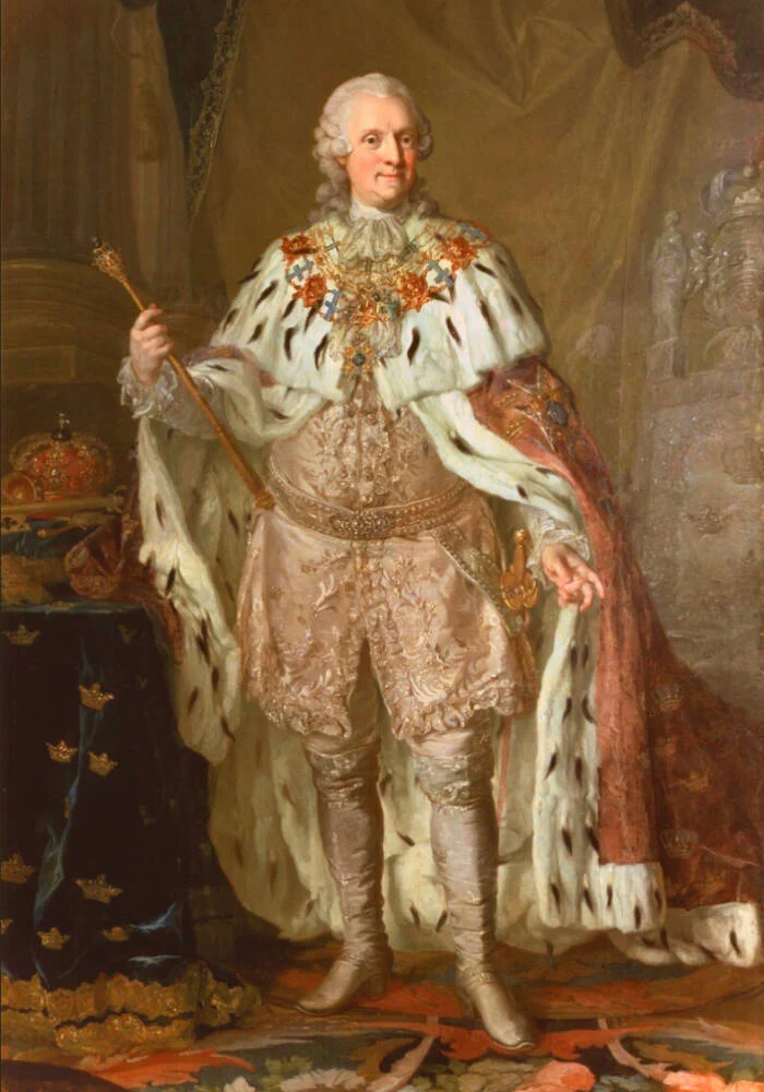 Retrato de Adolf Federico de Suecia