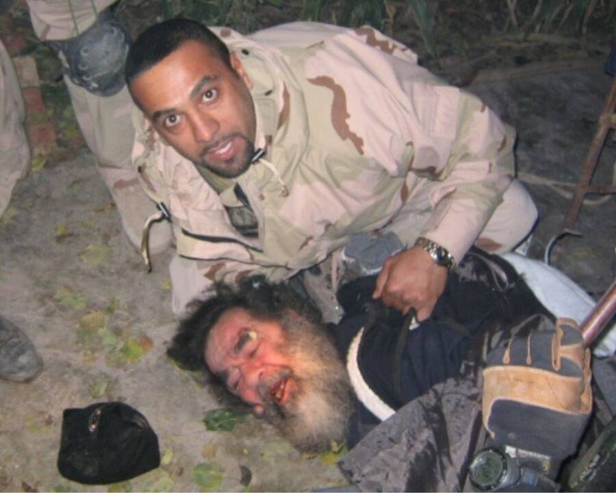Primera esposa y prima de Saddam Hussein 4 Saddam Hussein arrestado