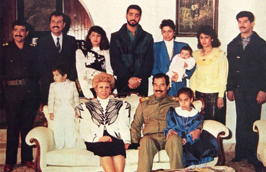 Primera esposa y prima de Saddam Hussein 2 Sajidah Tarfa y la familia de Saddam Hussein