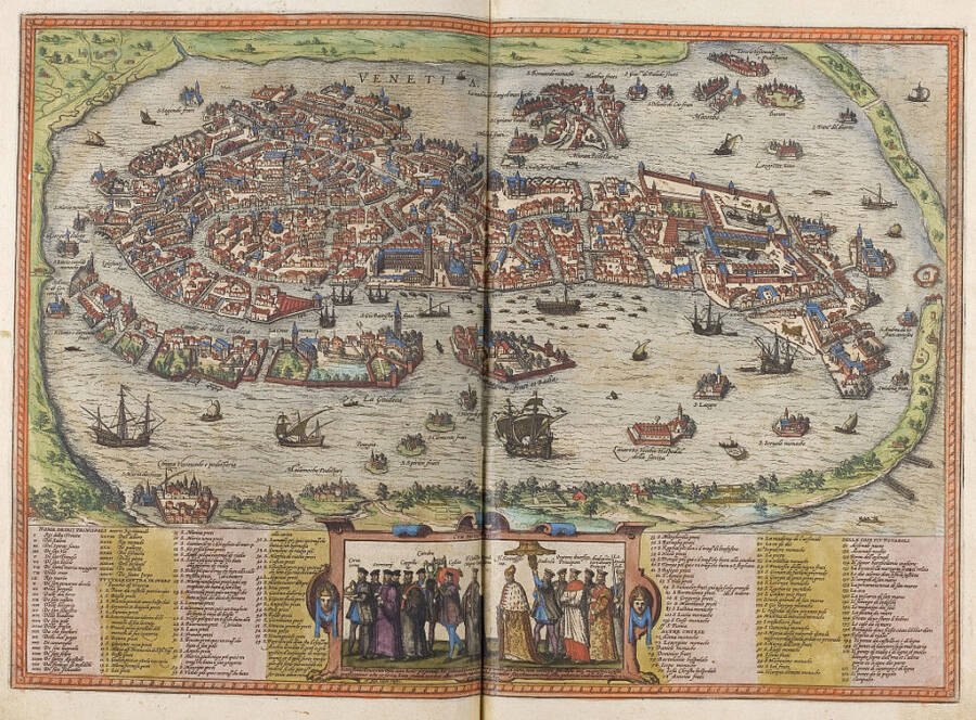 mapa de venecia