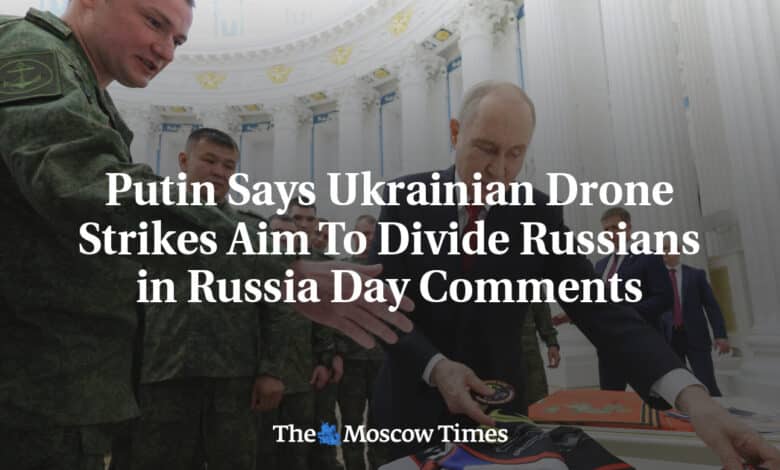 Putin dice que los ataques con aviones no tripulados en