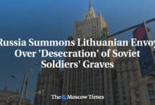 Rusia convoca al enviado lituano por profanacion de tumbas de