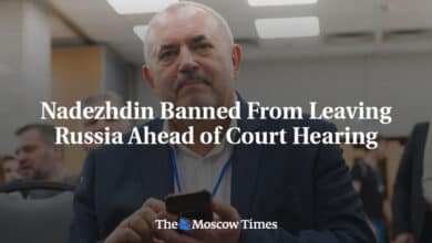 A Nadezhdin se le prohíbe salir de Rusia antes de la audiencia judicial 15 A Nadezhdin se le prohibe salir de Rusia antes de