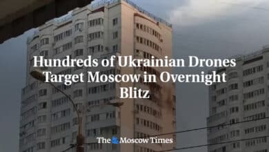Cientos de drones ucranianos atacan Moscu con un rayo nocturno