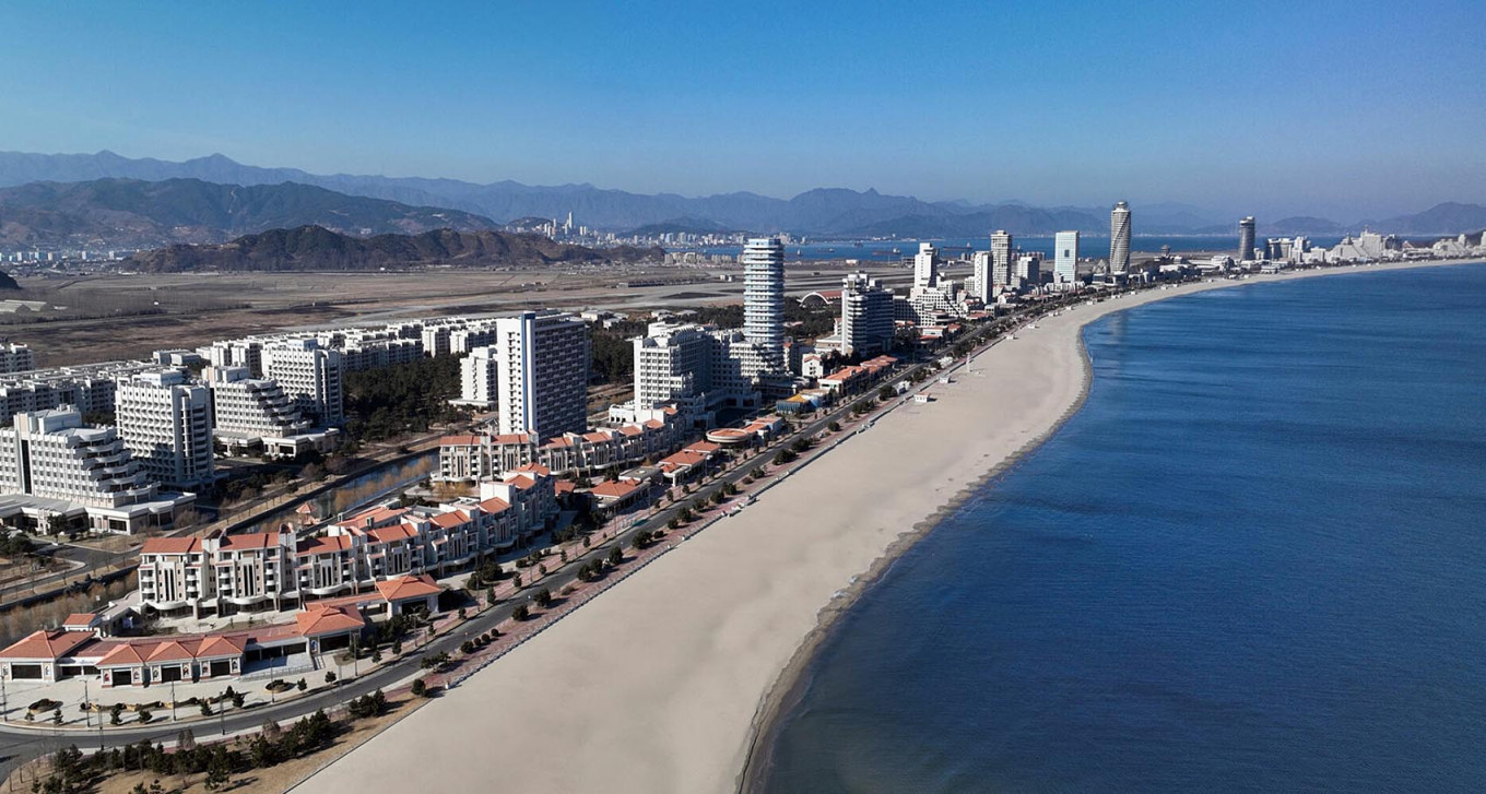 Moscú ve a Corea del Norte como un nuevo punto turístico. Muy pocos rusos viajan. 4
Toma aérea de Wonsan Gorma Beach Resort. KCNA