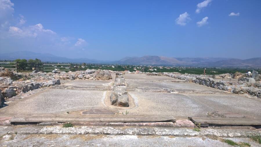 Ruinas del palacio de Tirinto
