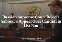El Tribunal Supremo de Rusia rechaza el recurso de Yabloko