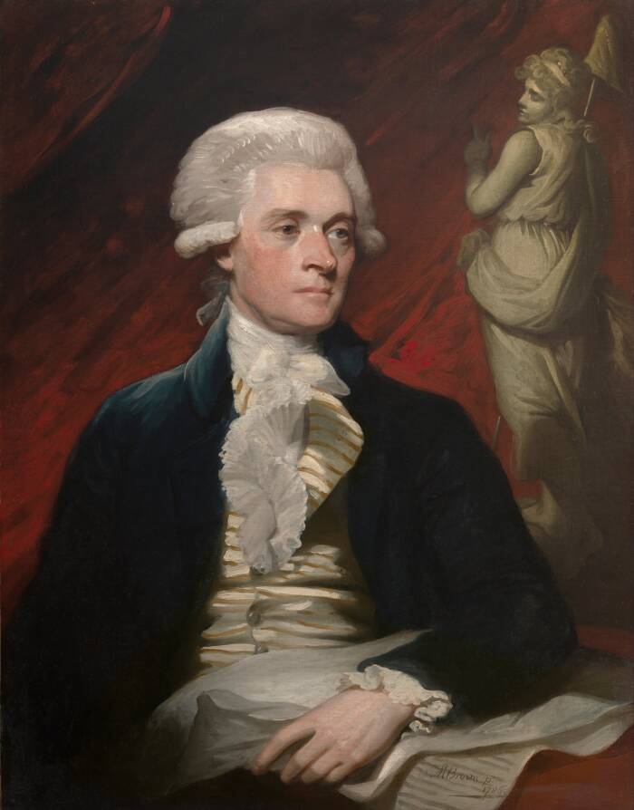 Sally Hemings y su relación de 38 años con Thomas Jefferson 3 Thomas Jefferson 1786