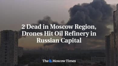 Dos muertos en la zona de Moscú, un dron ataca una refinería de petróleo en la capital rusa 9 Dos muertos en la zona de Moscu un dron ataca