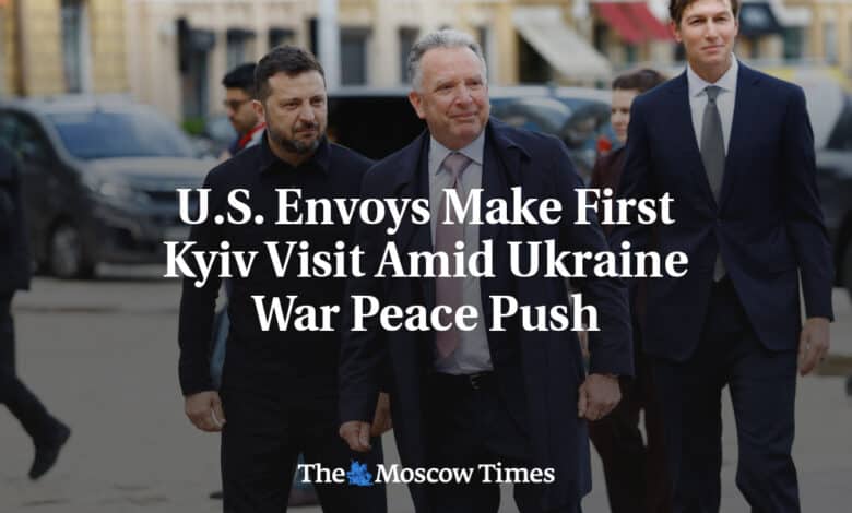 Enviado de Estados Unidos visita Kyiv por primera vez para