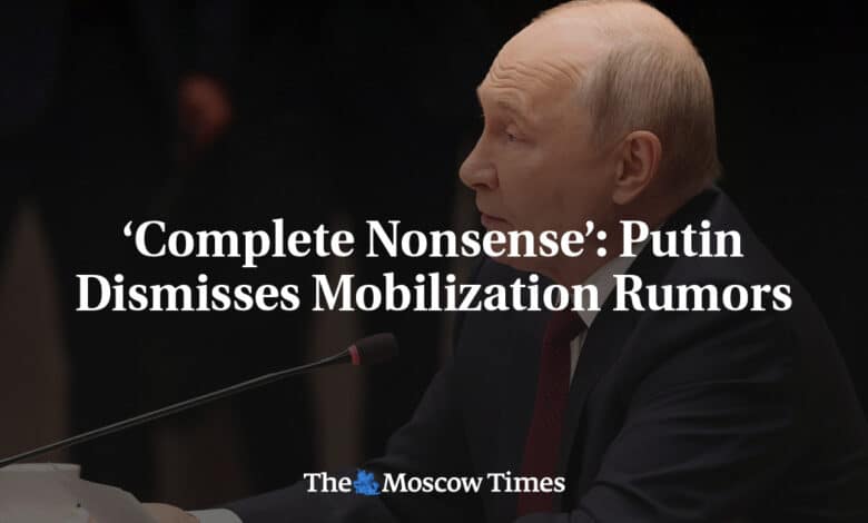 Totalmente absurdo Putin niega los rumores de movilizacion