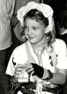 El joven Drew Barrymore en Studio 54