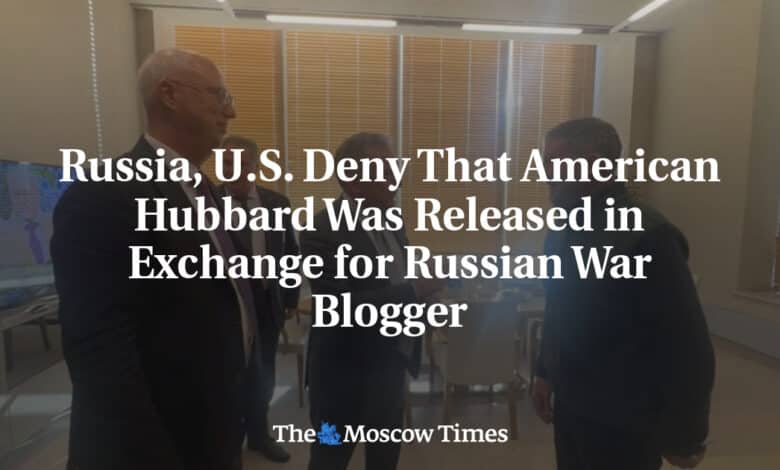 Rusia y Estados Unidos niegan haber liberado al estadounidense Hubbard