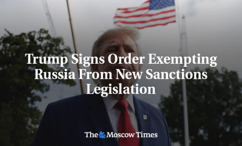 Trump firma orden que protege a Rusia de nueva legislación de sanciones 1 Trump firma orden que protege a Rusia de nueva legislacion